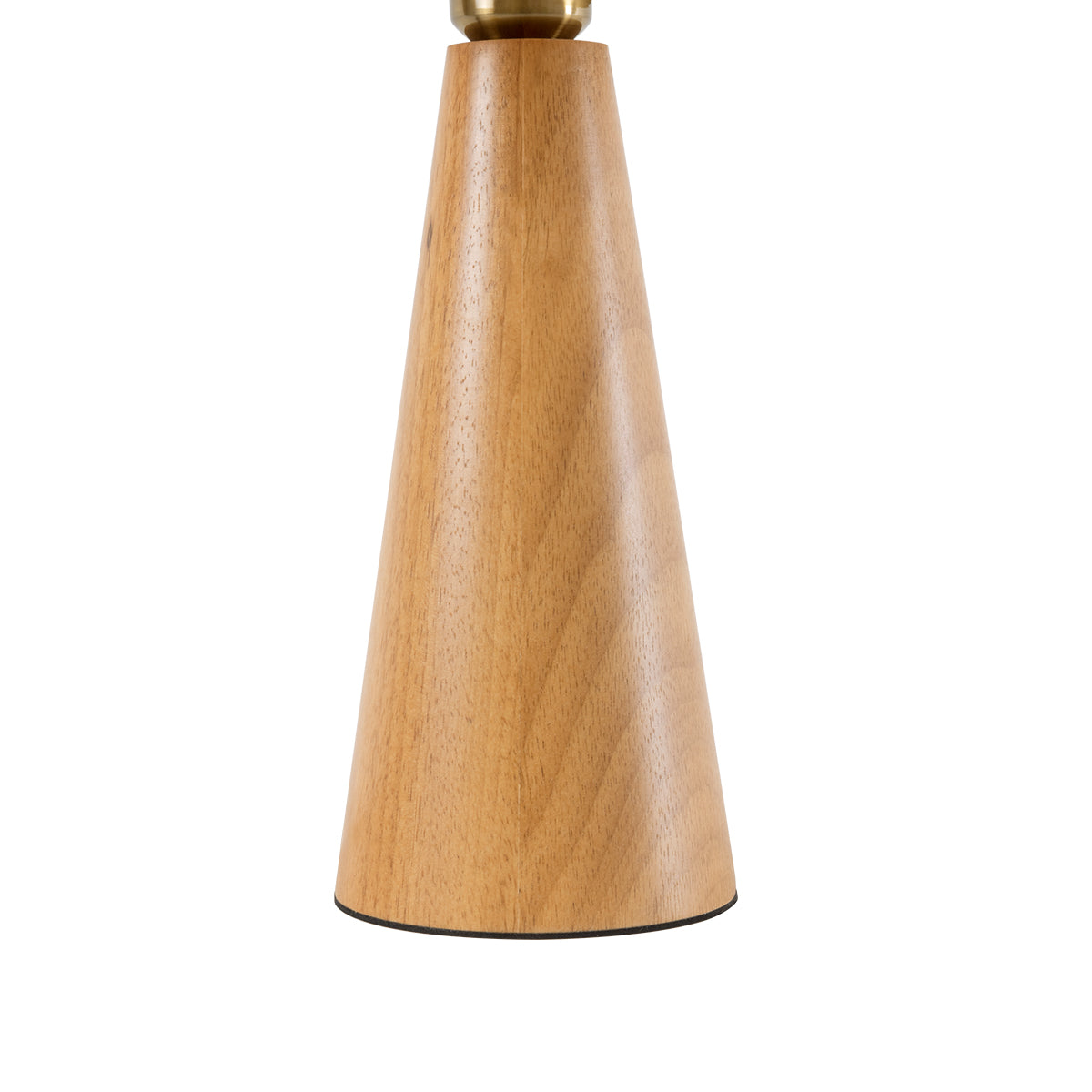 GloboStar® KAUAI 02229 Μοντέρνο Επιτραπέζιο Φωτιστικό Μονόφωτο 1 x E27 AC220-240V IP20 - Μ34 x Π30 x Υ48cm - Μπεζ Ξύλινο Καμπάνα - 5 Χρόνια Εγγύηση - ledmania.gr