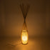 GloboStar® PORTONOVO S-02276 Boho Επιδαπέδιο Φωτιστικό Μονόφωτο 1 x E27 AC220-240V IP20 - Φ35 x Υ165cm - Μπεζ Ξύλινο Πλέγμα - 5 Χρόνια Εγγύηση - ledmania.gr