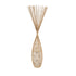 GloboStar® PORTONOVO S-02276 Boho Επιδαπέδιο Φωτιστικό Μονόφωτο 1 x E27 AC220-240V IP20 - Φ35 x Υ165cm - Μπεζ Ξύλινο Πλέγμα - 5 Χρόνια Εγγύηση - ledmania.gr