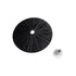 GloboStar® COLOMBO 02279 Boho Φωτιστικό Τοίχου - Απλίκα Μονόφωτο 1 x E27 AC 220-240V IP20 - Φ40 x Υ4.5cm - Μαύρη Φυσική Ράφια Άχυρο Πλέγμα - 5 Χρόνια Εγγύηση - ledmania.gr