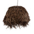 GloboStar® GUADELOUPE 02294 Boho Κρεμαστό Φωτιστικό Οροφής Μονόφωτο 1 x E27 AC220-240V IP20 - Φ70 x Υ45cm - Καφέ Φυσική Ράφια Νήμα Πλέγμα Καμπάνα - 5 Χρόνια Εγγύηση - ledmania.gr