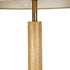 GloboStar® BERKBAY 02318 Boho Επιδαπέδιο Φωτιστικό Μονόφωτο 1 x E27 AC220-240V IP20 - Φ50 x Υ150cm - Μπεζ Ξύλινο με Μπεζ Υφασμάτινο Καπέλο - 5 Χρόνια Εγγύηση - ledmania.gr