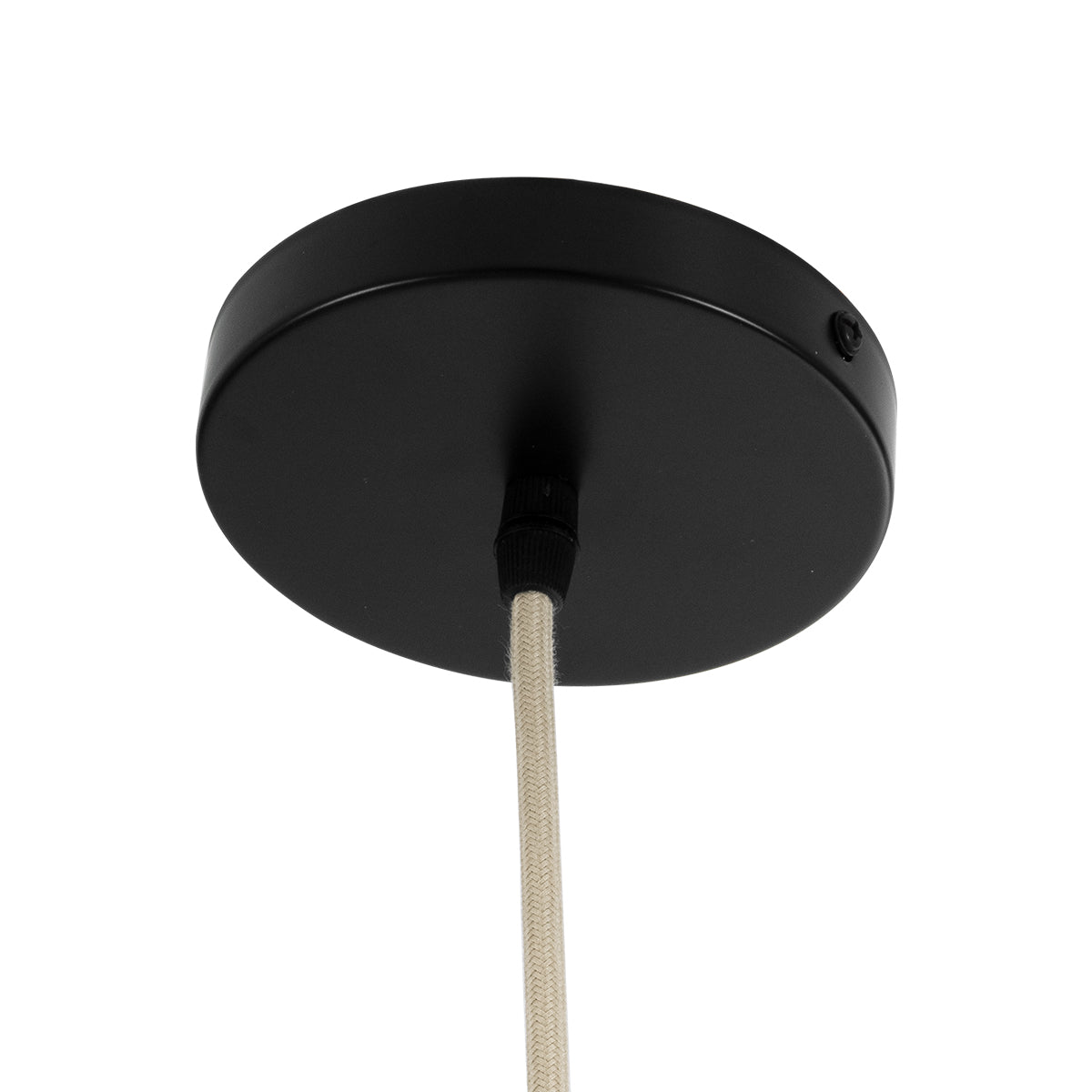 GloboStar® KAIA 02346 Boho Κρεμαστό Φωτιστικό Οροφής Μονόφωτο 1 x E27 AC220-240V IP20 - Φ60 x Υ20cm - Μπεζ Ξύλινο Μπαμπού Πλέγμα Καμπάνα - 5 Χρόνια Εγγύηση - ledmania.gr