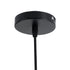 GloboStar® MONTANA 02383 Boho Κρεμαστό Φωτιστικό Οροφής Μονόφωτο 1 x E27 AC220-240V IP20 - Φ50 x Υ25cm - Μαύρο Μπαμπού Πλέγμα Καμπάνα - 5 Χρόνια Εγγύηση - ledmania.gr