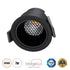 GloboStar® PLUTO-S 60250 Χωνευτό LED Spot Downlight TrimLess Φ6.4cm 7W 910lm 38° AC 220-240V IP20 Φ6.4 x Υ4.9cm - Στρόγγυλο - Μαύρο & Anti-Glare HoneyComb - Φυσικό Λευκό 4500K - Bridgelux COB - 5 Years Warranty - ledmania.gr