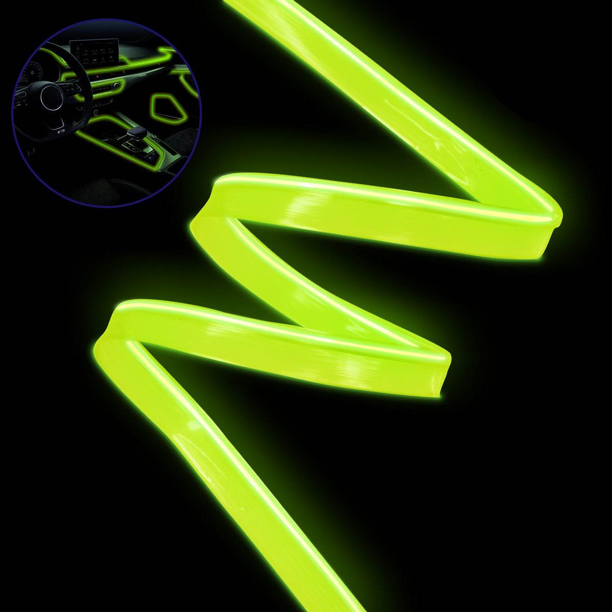 Εύκαμπτο φωτιζόμενο καλώδιο Neon Πράσινο Φωσφορούχο GloboStar 08002 - ledmania.gr