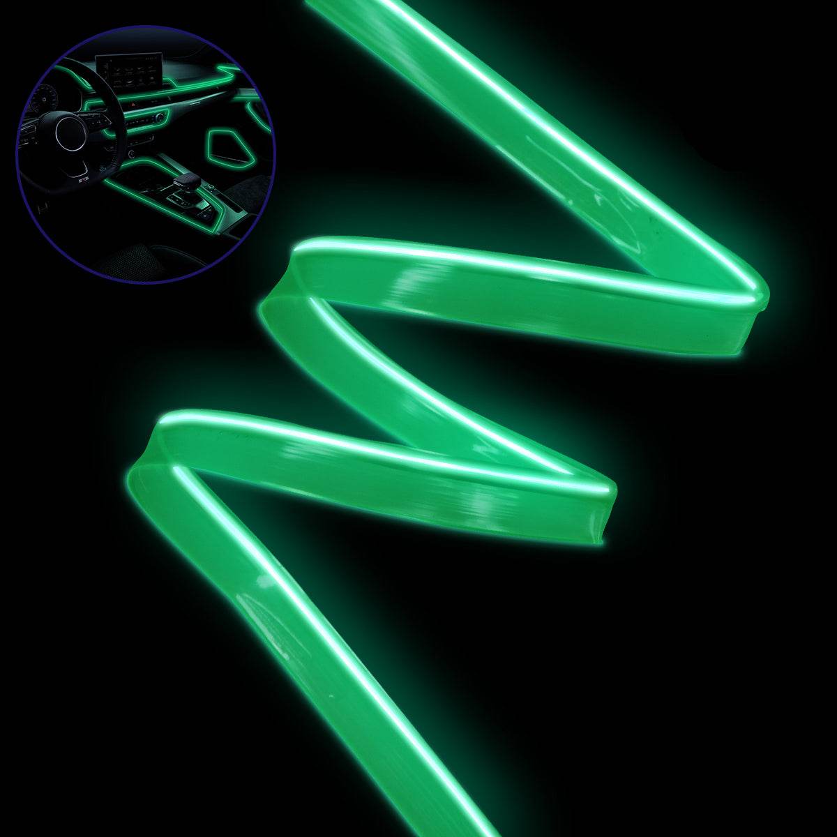 Εύκαμπτο φωτιζόμενο καλώδιο Neon Πράσινο GloboStar 08009 - ledmania.gr