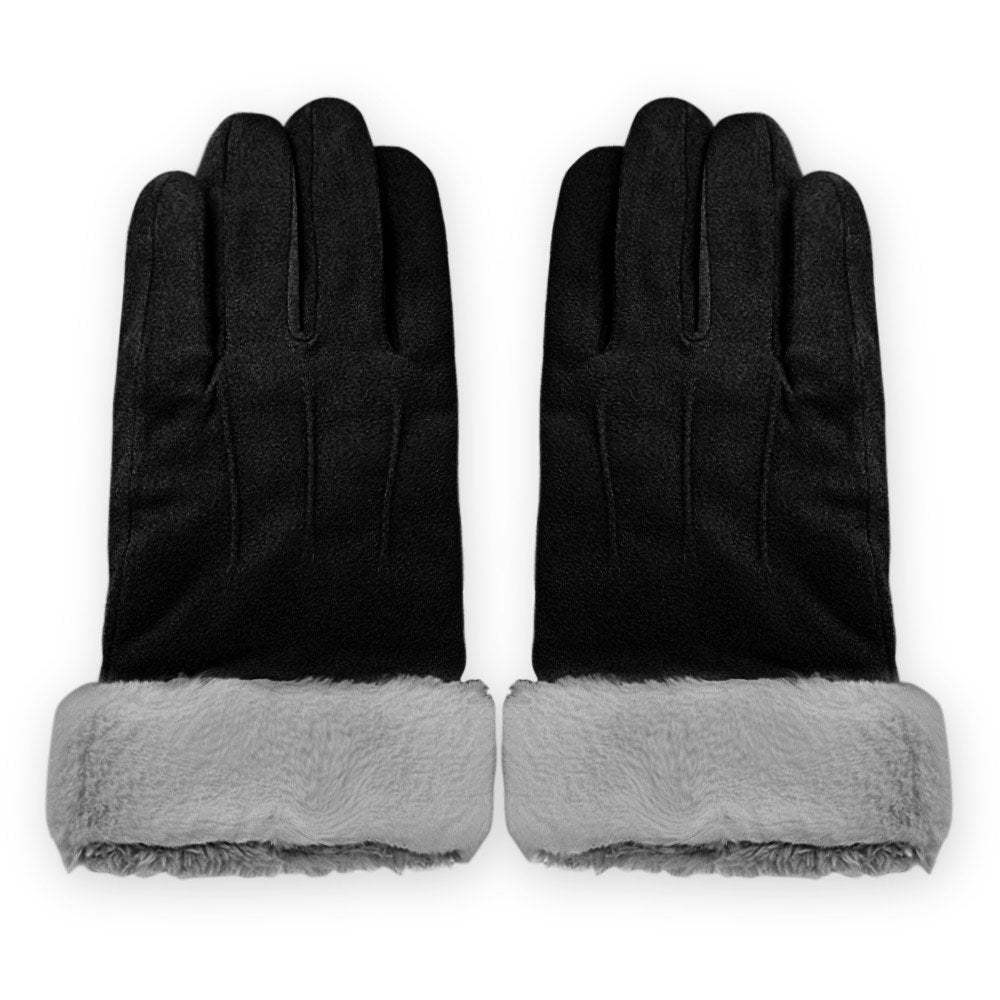 UNIVERSAL WINTER GLOVES - TOUCH SCREEN COMPATIBLE BLACK - ledmania.gr