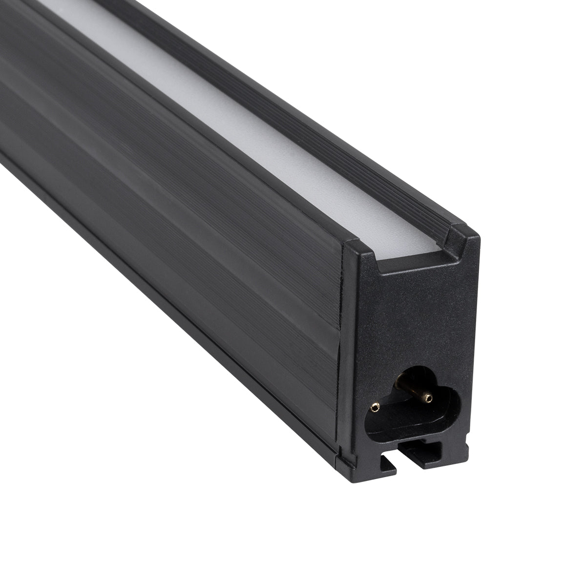 GloboStar® MARKET 61020-P Γραμμικό Κρεμαστό Φωτιστικό Linear LED 18W 2230lm 60° AC 220-240V Μ120 x Π2 x Υ4cm Ψυχρό Λευκό 6000K - Μαύρο - 3 Years Warranty