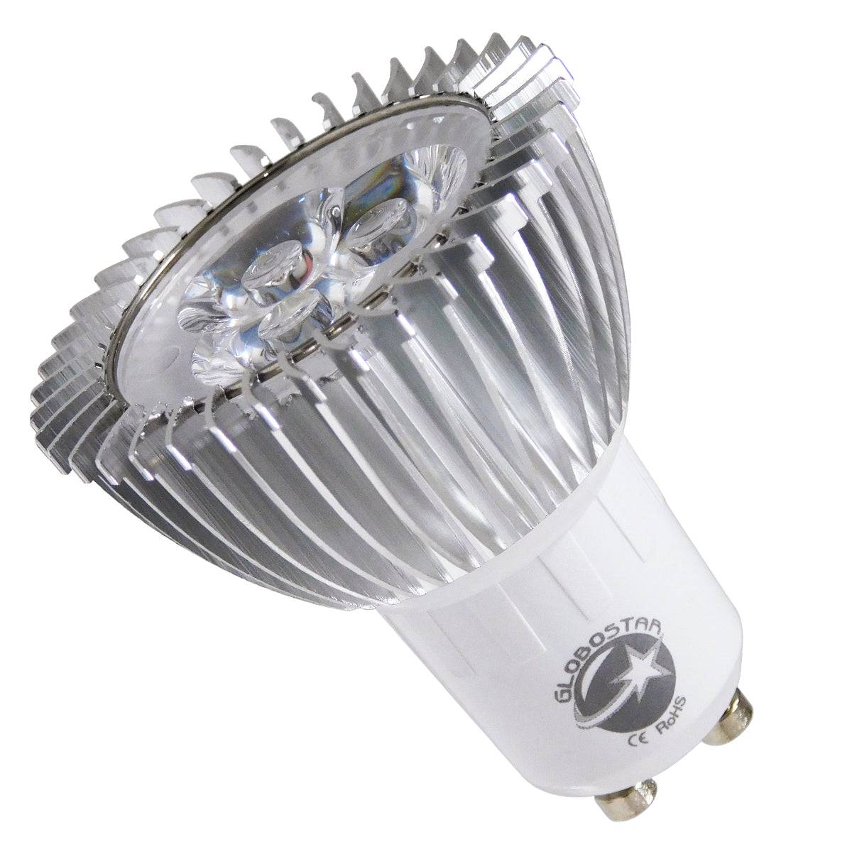 GloboStar® 76030 Λάμπα GU10 Spot LED 3W 300lm 45° AC 85-265V Ψυχρό Λευκό 6000K - ledmania.gr