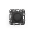 PRIME DIMMER LED 2 ΕΞΟΔΩΝ 1P TE 200VA 250VAC IP20 MAT ΑΝΘΡΑΚΙ - ledmania.gr