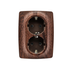 PRIME ΠΡΙΖΑ ΣΟΥΚΟ ΑΣΦΑΛΕΙΑΣ 2x2P+E 16A 250VAC IP20 ΞΥΛΟ - ledmania.gr