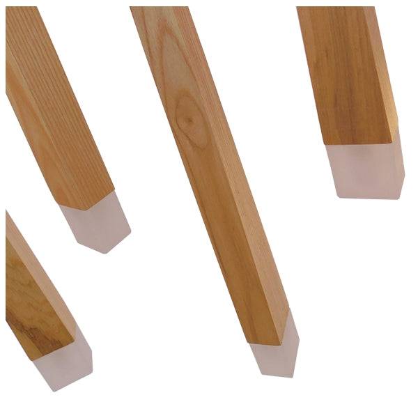GloboStar® CALISTA 10001254 Μοντέρνο Κρεμαστό Φωτιστικό Οροφής Πολύφωτο με Ενσωματωμένο Φωτισμό LED 3000k Μπεζ Ξύλινο Μ120 x Π8 x Υ33cm - ledmania.gr