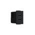 MODYS ΠΡΙΖΑ ΤΡΟΦΟΔΟΣΙΑΣ USB 1 ΣΤ. 2XUSB A+C ΜΑΥΡΟ ΜΑΤ 5VDC 3A IP20 - ledmania.gr