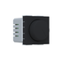 ^ MODYS ΠΕΡΙΣΤΡΟΦΙΚΟ Α/Ρ DIMMER LED (7-110W) 2M 250VAC IP20 ΜΑΥΡΟ ΜΑΤ - ledmania.gr