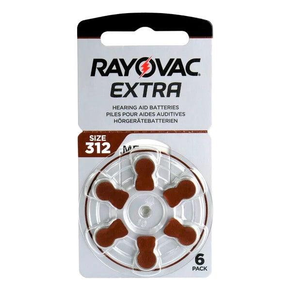 Rayovac Extra Hearing Aids 312 / PR41 6BL Μπαταριες-τεμ.6 - ledmania.gr