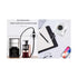 TRAVEL PowerCube PRO Certified 79643 Πολύπριζο 6 Θέσεων με 1.5m Kαλώδιο - 4 Πρίζες Ασφαλείας Childproof EU Schuko AC 220-240V & 2 Πρίζες USB Max 2.1A/DC 5V Μ7.5 x Π7.5 x Υ7.5 - Λευκό με Μπλε - Max Load 3680W/16A - ledmania.gr