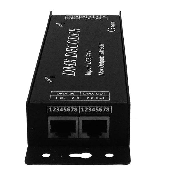 Ασύρματος LED RGB Controller DMX512 με Χειριστήριο Αφής 2.4G RF 5V (75w) - 12V (180w) - 24V (360w) DC GloboStar 15144 - ledmania.gr