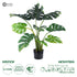 GloboStar® Artificial Garden MONSTERA 20001 Τεχνητό Διακοσμητικό Φυτό Μονστέρα Υ85cm