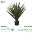GloboStar® Artificial Garden SISAL AGAVE 20076 Τεχνητό Διακοσμητικό Φυτό Αγαύη Υ70cm