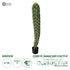 GloboStar® Artificial Garden CEREUS JAMACARU CACTUS 20120 Τεχνητό Διακοσμητικό Φυτό Κάκτος Κηρίος Υ110cm