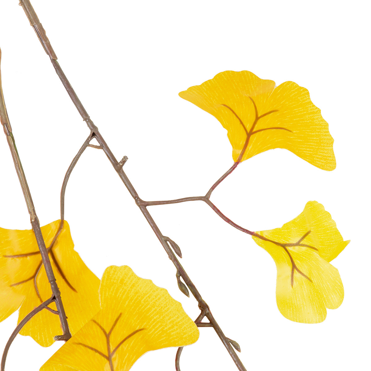 GloboStar® Artificial Garden GINKGO BRANCH 20229 Τεχνητό Διακοσμητικό Κλαδί Γκίγκο Π50 x Υ65cm - ledmania.gr