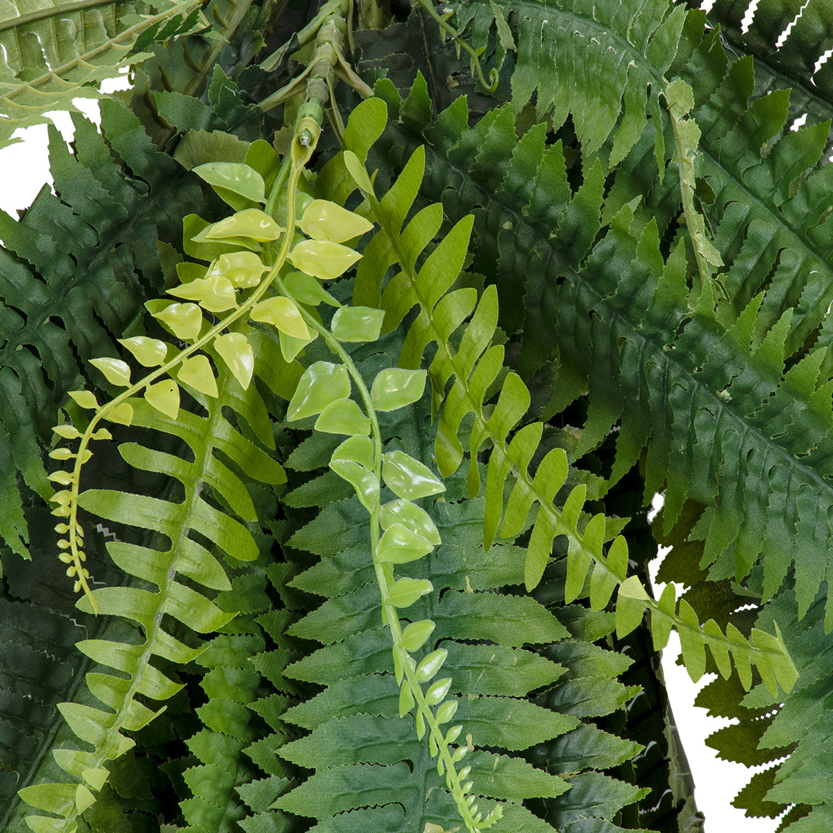 GloboStar® Artificial Garden FERN HANGING BRANCH 20247 Τεχνητό Διακοσμητικό Κρεμαστό Φυτό Φτέρη Υ120cm - ledmania.gr