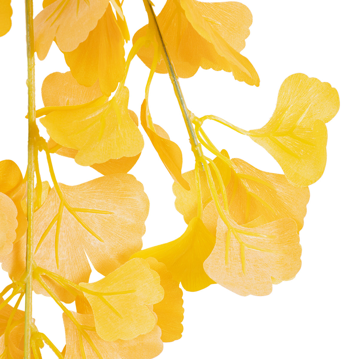 GloboStar® Artificial Garden GINKGO BRANCH 20260 Τεχνητό Διακοσμητικό Κλαδί Γκίγκο Π22 x Υ80cm - ledmania.gr