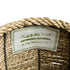 GloboStar® Artificial Garden THASOS 20295 Διακοσμητικό Πλεκτό Καλάθι - Κασπώ Γλάστρα - Flower Pot Μπεζ Φ18 x Υ24cm - ledmania.gr
