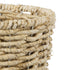 GloboStar® Artificial Garden LIMNOS 20299 Διακοσμητικό Πλεκτό Καλάθι - Κασπώ Γλάστρα - Flower Pot Μπεζ Φ26cm x Υ42cm - ledmania.gr