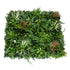 GloboStar® Artificial Garden JUNGLE FERN 20351 Τεχνητό Διακοσμητικό Πάνελ Φυλλωσιάς - Κάθετος Κήπος σύνθεση Ζούγκλα Φτέρης Μ100 x Π100 x Υ20cm - ledmania.gr
