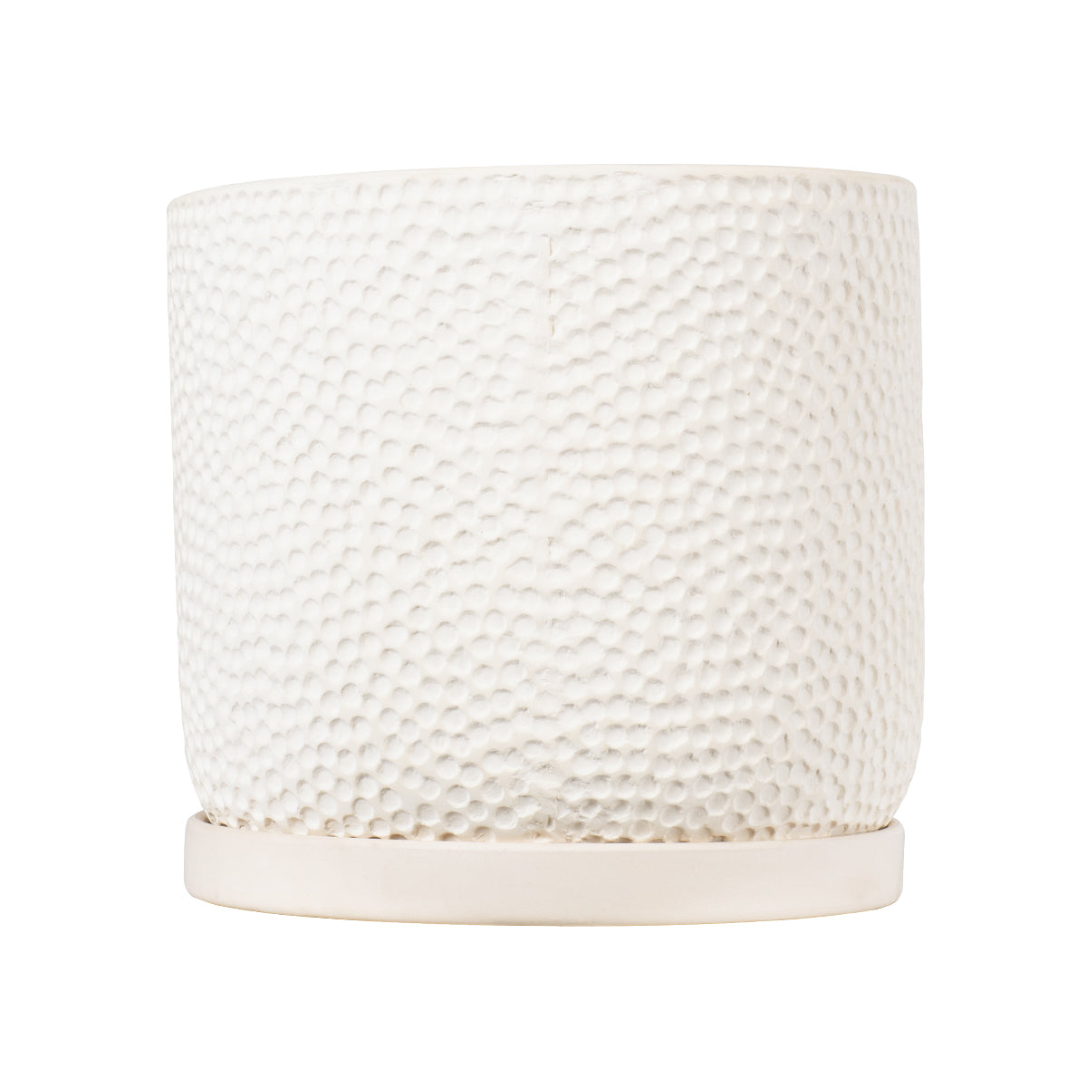GloboStar® Artificial Garden PARGA 20452 Πήλινο Κεραμικό Κασπώ Γλάστρα - Flower Pot Μπεζ Φ23cm x Υ20.5cm - ledmania.gr