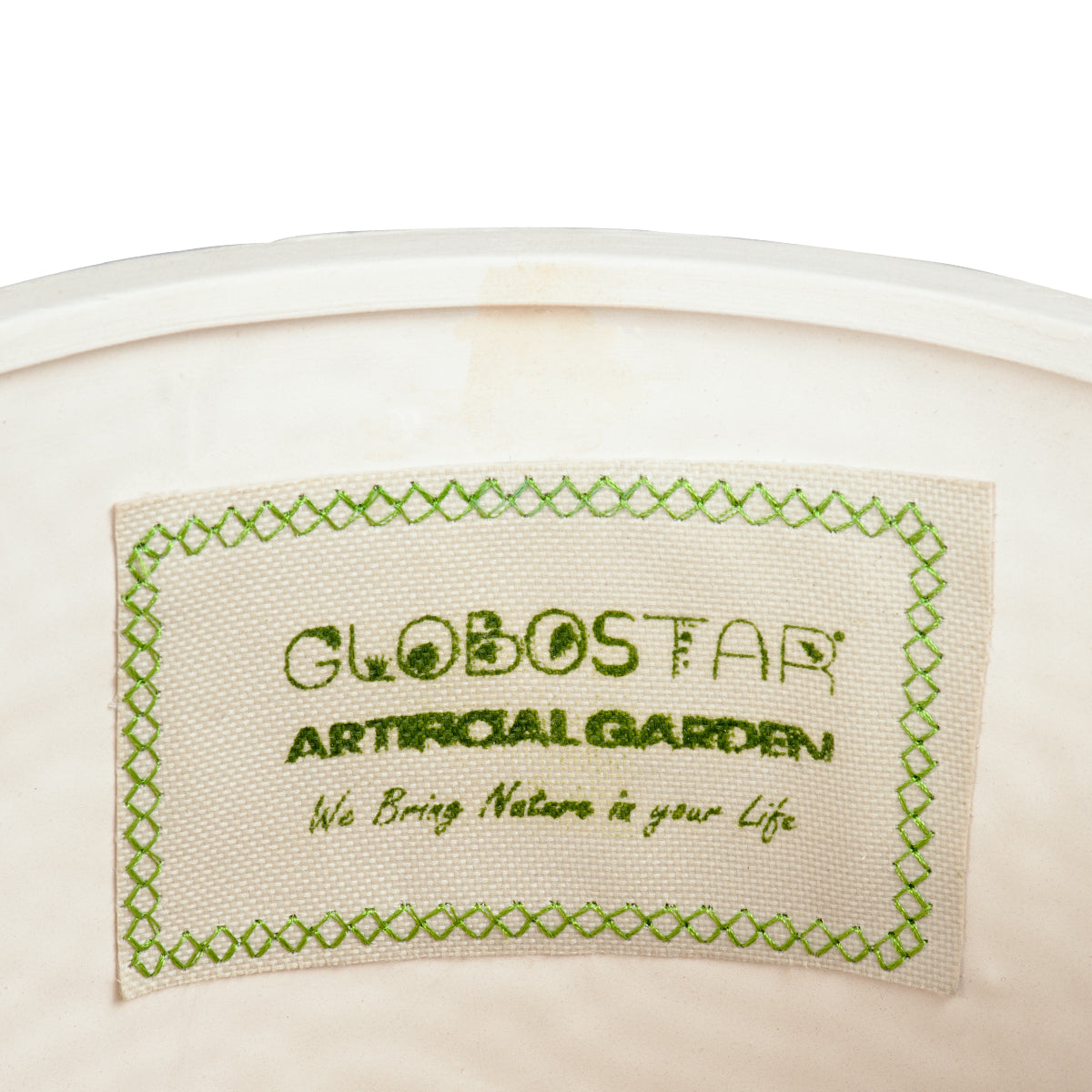 GloboStar® Artificial Garden PARGA 20452 Πήλινο Κεραμικό Κασπώ Γλάστρα - Flower Pot Μπεζ Φ23cm x Υ20.5cm - ledmania.gr