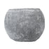 GloboStar® Artificial Garden ALONISSOS 20458 Τσιμεντένιο Κασπώ Γλάστρα - Flower Pot Γκρι Φ18.5cm x Υ14.5cm - ledmania.gr