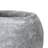 GloboStar® Artificial Garden ALONISSOS 20458 Τσιμεντένιο Κασπώ Γλάστρα - Flower Pot Γκρι Φ18.5cm x Υ14.5cm - ledmania.gr