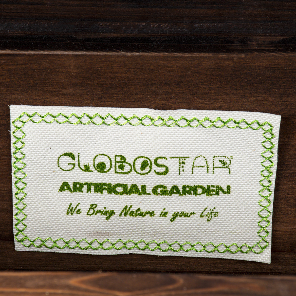 GloboStar® Artificial Garden SIKINOS 20477 Επιτοίχιο Ξύλινο Κασπώ Γλάστρα - Flower Pot Καφέ Φ38cm x Υ45cm - ledmania.gr