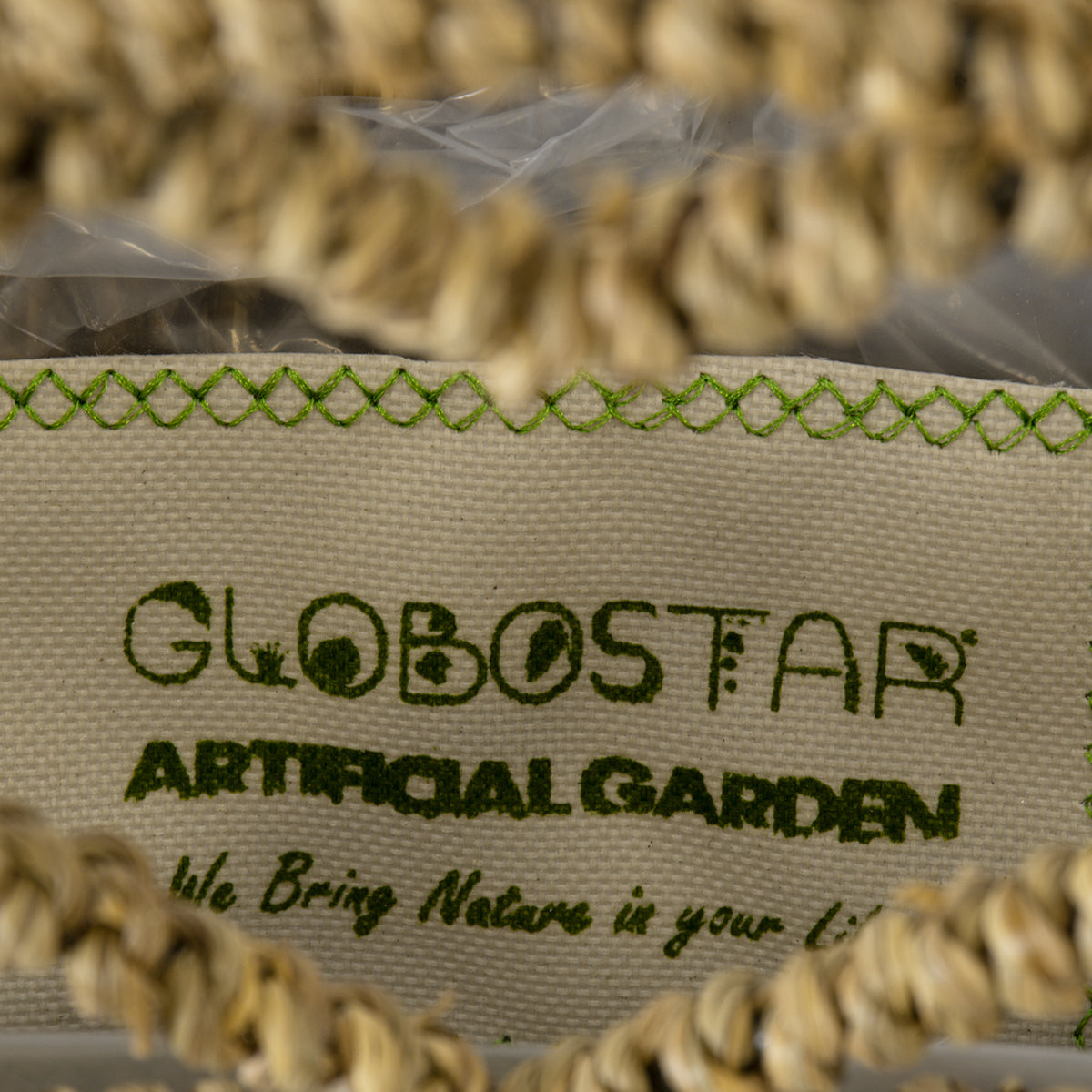 GloboStar® Artificial Garden MALTA 20478 ΣΕΤ 2 Επιτοίχια Ρατάν Πλεκτά Κασπώ Γλάστρες - Flower Pots Μπεζ A:Φ24cm x Υ14cm B:Φ30cm x Υ26cm - ledmania.gr