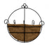 GloboStar® Artificial Garden KOUFONISIA 20482 Επιτοίχιο Κασπώ Γλάστρα - Flower Pot από Φλοιό Καρύδας Καφέ Φ25cm x Υ15cm - ledmania.gr