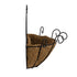 GloboStar® Artificial Garden KOUFONISIA 20482 Επιτοίχιο Κασπώ Γλάστρα - Flower Pot από Φλοιό Καρύδας Καφέ Φ25cm x Υ15cm - ledmania.gr
