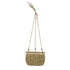 GloboStar® Artificial Garden POROS 20489 Κρεμαστό Πλεκτό Καλάθι - Κασπώ Γλάστρα - Flower Pot Μπεζ Φ20cm x Υ50cm - ledmania.gr