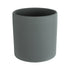 GloboStar® Artificial Garden NAPOLI 20494 Διακοσμητικό Κεραμικό Κασπώ Γλάστρα - Flower Pot Γκρι Μπλε με Χρυσό Φ15 x Υ15cm - ledmania.gr