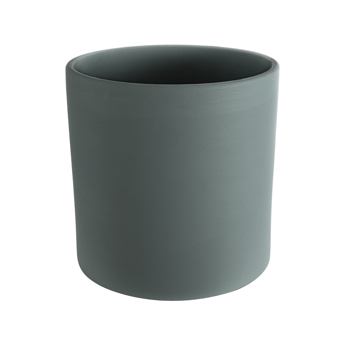 GloboStar® Artificial Garden NAPOLI 20495 Διακοσμητικό Κεραμικό Κασπώ Γλάστρα - Flower Pot Γκρι Μπλε με Χρυσό Φ20 x Υ20cm - ledmania.gr