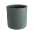 GloboStar® Artificial Garden NAPOLI 20495 Διακοσμητικό Κεραμικό Κασπώ Γλάστρα - Flower Pot Γκρι Μπλε με Χρυσό Φ20 x Υ20cm - ledmania.gr