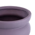 GloboStar® Artificial Garden BOGOTA 20500 Διακοσμητικό Κεραμικό Κασπώ Γλάστρα - Flower Pot Μωβ Φ14 x Υ15cm - ledmania.gr