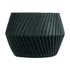 GloboStar® Artificial Garden BARBADOS 20538 Διακοσμητικό Κεραμικό Κασπώ Γλάστρα - Flower Pot Μαύρο Φ11 x Υ8.5cm - ledmania.gr