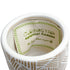 GloboStar® Artificial Garden RAFFAELO 20544 Διακοσμητικό Κεραμικό Κασπώ Γλάστρα - Flower Pot Μπεζ με Λευκό Φ11 x Υ11cm - ledmania.gr