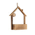 GloboStar® Artificial Garden ALSACE 20552 Κρεμαστό Διακοσμητικό Ξύλινο Κασπώ Γλάστρα - Flower Pot Καφέ Μ18 x Π7.5 x Υ27cm - ledmania.gr