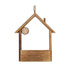 GloboStar® Artificial Garden ALSACE 20552 Κρεμαστό Διακοσμητικό Ξύλινο Κασπώ Γλάστρα - Flower Pot Καφέ Μ18 x Π7.5 x Υ27cm - ledmania.gr
