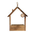 GloboStar® Artificial Garden ALSACE 20552 Κρεμαστό Διακοσμητικό Ξύλινο Κασπώ Γλάστρα - Flower Pot Καφέ Μ18 x Π7.5 x Υ27cm - ledmania.gr