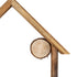 GloboStar® Artificial Garden ALSACE 20552 Κρεμαστό Διακοσμητικό Ξύλινο Κασπώ Γλάστρα - Flower Pot Καφέ Μ18 x Π7.5 x Υ27cm - ledmania.gr